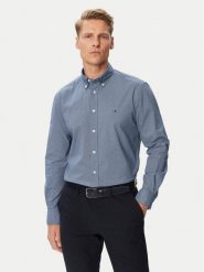 Tommy Hilfiger Koszula MW0MW44580 Niebieski Regular Fit. Niebieskie koszule męskie Tommy Hilfiger, m, bez wzorów, z bawełny, bez kołnierzyka, bez ramiączek. Za 332.99 zł.