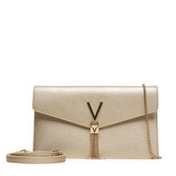 Torebka Valentino. Żółte torebki do ręki damskie Valentino, bez wzorów, wizytowe, bez dodatków. Za 439.99 zł.