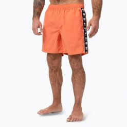 Szorty kąpielowe męskie Pitbull Blackmore. Brązowe kąpielówki męskie PITBULL, m, bez wzorów, do pływania. Za 109.99 zł.