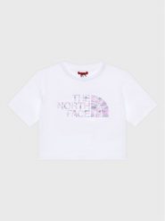 The North Face T-Shirt Crop Easy NF0A83EU Biały Regular Fit. Białe t-shirty i topy dla dziewczynek The North Face, bez wzorów, z bawełny, bez ramiączek. Za 129.99 zł.