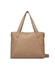 Valentino Torebka Thaoe Re VBSA5M02 Beżowy. Brązowe torebki do ręki damskie Valentino, bez wzorów, ze skóry, bez dodatków. Za 749.99 zł.