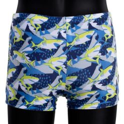 Dziecięce kąpielówki Squba Squba Shark Series Subli. Niebieskie kąpielówki dla chłopców Trespass, bez wzorów, z elastanu. Za 146.99 zł.