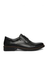 Rieker Półbuty CEO-14642-00 Czarny. Czarne eleganckie półbuty Rieker, ze skóry, wizytowe, bez zapięcia. Za 399.99 zł.