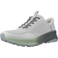 Buty SKECHERS SLIP-INS SWITCH BACK Szary. Szare obuwie sportowe damskie Skechers, bez wzorów, z materiału, trekkingowe, Skechers Sport. Za 399.99 zł.