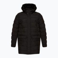 Kurtka męska Geox Spherica™ Parka. Czarne kurtki męskie Geox, na zimę, m, bez wzorów, bez kaptura. Za 909.99 zł.