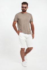 Spodenki męskie Rudo JOOP! JEANS. Brązowe szorty męskie JOOP! Jeans, m, bez wzorów, z jeansu. W wyprzedaży za 335.30 zł.