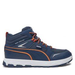 Sneakersy Puma. Niebieskie trampki i tenisówki chłopięce Puma, bez wzorów, bez zapięcia. Za 189.99 zł.