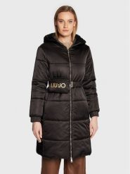 Liu Jo Płaszcz zimowy WF2093 T3176 Czarny Regular Fit. Czarne kurtki damskie Liu Jo, na zimę, bez wzorów, z syntetyku, bez kaptura. Za 2,179.00 zł.
