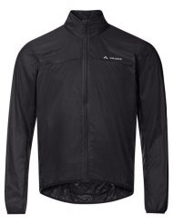 Kurtka rowerowa M Matera Air Jacket. Czarne kurtki męskie Vaude, m, bez wzorów, z materiału, biznesowe, bez kaptura. Za 365.35 zł.