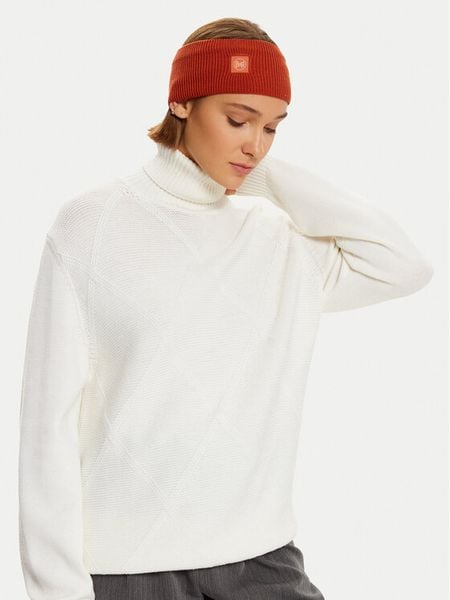 Buff Opaska materiałowa Crossknit Headband Solid 126484.330.10 Brązowy. Brązowe czapki i kapelusze damskie Buff, bez wzorów, z materiału. Za 119.99 zł.