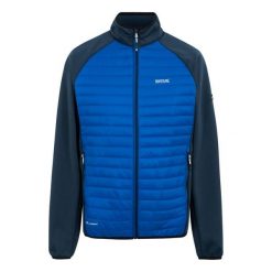 Męska Kurtka Hybrydowa Clumber. Niebieskie kurtki męskie Regatta, m, bez wzorów, z puchu, trekkingowe. Za 193.99 zł.