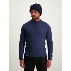 Bluza narciarska męska Poederbaas. Niebieskie bluzy sportowe męskie POEDERBAAS, m, bez wzorów, z elastanu, bez kaptura, narciarskie. W wyprzedaży za 177.72 zł.