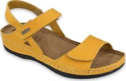 Inblu Inblu - Obuwie buty damskie sandały skórzane 36. Sandały damskie Inblu, bez wzorów, bez obcasa, bez zapięcia. Za 121.93 zł.