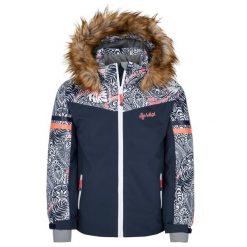 Dziewczęca kurtka narciarska Kilpi LENA-JG. Niebieskie buty zimowe dziewczęce Kilpi, bez wzorów, ze lnu, bez zapięcia. Za 422.05 zł.