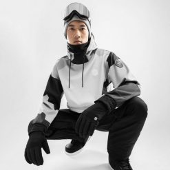 Kurtka snowboardowa męska W1 Tibet. Czarne kurtki męskie SIROKO, l, bez wzorów, z softshellu, bez kaptura. Za 844.00 zł.