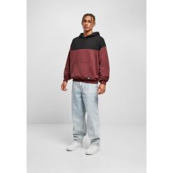 Hoodie Urban Classics upper block. Czarne bluzy męskie Urban Classics, m, bez wzorów, bez kaptura. Za 244.50 zł.