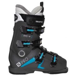 Używane buty narciarskie - SALOMON R90 W, 39 cm, Stan dobry. Obuwie sportowe damskie Salomon, bez wzorów, narciarskie. Za 490.00 zł.