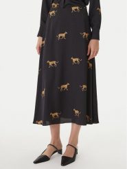 LOLA CASADEMUNT Spódnica maxi LS2608008 Czarny Regular Fit. Czarne spódnice damskie LOLA CASADEMUNT, xs, bez wzorów, z syntetyku, maxi. Za 459.99 zł.