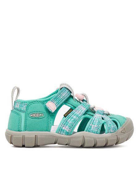 Keen Sandały Seacamp II Cnx 1030802 Turkusowy. Niebieskie sandały dziewczęce Keen, bez zapięcia. Za 299.99 zł.