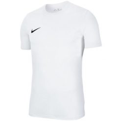 Męska Koszulka Z Krótkim Rękawem Dry Park VII. Białe koszulki sportowe męskie Nike, m, bez wzorów, bez kołnierzyka, bez ramiączek, trekkingowe. Za 117.99 zł.