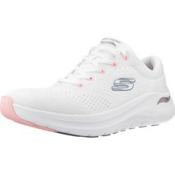 Buty SKECHERS ARCH FIT 2.0 BIG LEAGUE Biały. Białe obuwie sportowe damskie Skechers, bez wzorów, z materiału, trekkingowe, Skechers Sport. Za 449.99 zł.