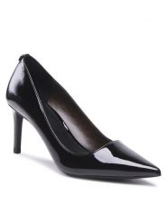 MICHAEL Michael Kors Szpilki Alina Flex Pump 40F2HNMP2A Czarny. Czarne szpilki damskie MICHAEL Michael Kors, bez wzorów, ze skóry, bez obcasa, bez zapięcia. Za 399.99 zł.