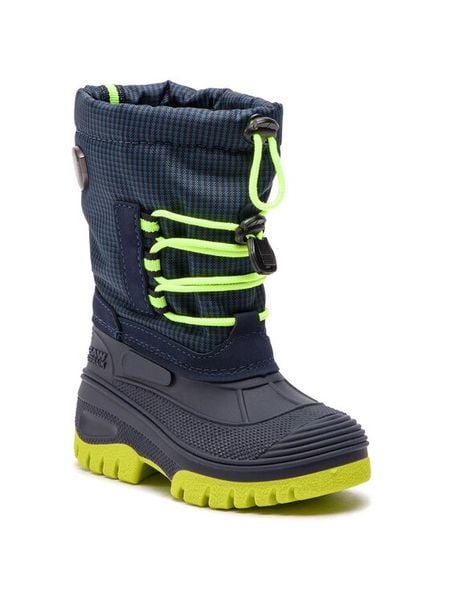 CMP Śniegowce Kids Ahto Wp 3Q49574K Granatowy. Niebieskie buty zimowe chłopięce CMP, bez wzorów, bez zapięcia. Za 319.99 zł.