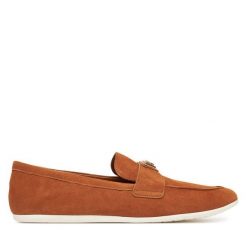 Lordsy Guess. Brązowe mokasyny damskie Guess. Za 469.99 zł.
