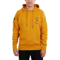 Bluza męska Fundango Talis z kapturem. Żółte bluzy męskie Fundango, m, bez wzorów, z bawełny, z kapturem. Za 239.90 zł.