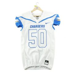 Second life - Koszulka męska NFL Los Angeles Chargers Nike - Stan dobry. Białe koszulki sportowe męskie Nike, l, bez wzorów, z materiału, bez kołnierzyka, bez ramiączek, do piłki nożnej. Za 272.60 zł.