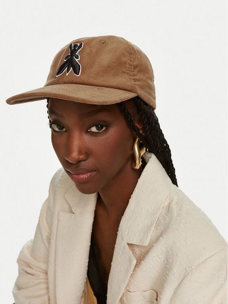 Patrizia Pepe Czapka z daszkiem 8F1651/A476-B524 Brązowy. Brązowe czapki i kapelusze damskie Patrizia Pepe, bez wzorów, z bawełny. Za 189.99 zł.