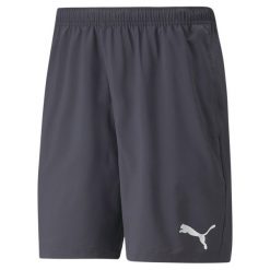 Spodnie piłkarskie męskie Puma Teamliga. Szare buty sportowe męskie Puma, l, bez wzorów, na fitness i siłownię. Za 219.99 zł.