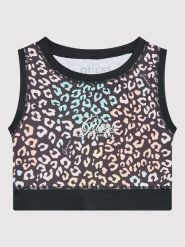 Guess Top J2YI31 MC01P Czarny Slim Fit. Czarne t-shirty i topy dla dziewczynek Guess, z aplikacjami, z syntetyku, bez ramiączek. Za 179.99 zł.