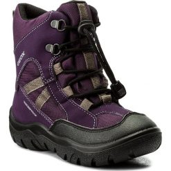 Śniegowce GEOX - J Clady G. B Wpf B J745NB 05011 C8H1F Dk Purple/Grey. Buty zimowe dziewczęce marki Geox. W wyprzedaży za 209.00 zł.