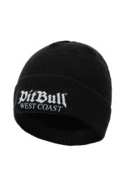 Czapka męska Pitbull zimowa Small Logo. Czarne czapki i kapelusze męskie PITBULL, na zimę, z aplikacjami, z dzianiny. Za 59.00 zł.