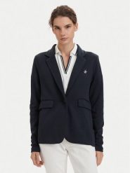 Beverly Hills Polo Club Marynarka P-SS26W-F6547 Granatowy Regular Fit. Niebieskie żakiety damskie Beverly Hills Polo Club, xs, bez wzorów, z syntetyku. Za 201.99 zł.