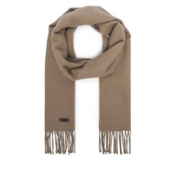 Szalik BOSS. Brązowe szaliki męskie Boss, bez wzorów. Za 349.99 zł.