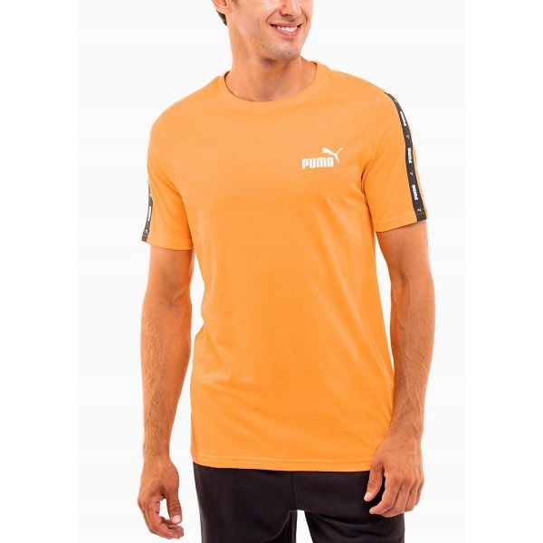 T-shirt Męski Essential. Czarne t-shirty męskie Puma, m, bez wzorów, z bawełny, klasyczne, bez kołnierzyka. Za 89.00 zł.