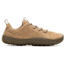 Buty trekkingowe męskie Merrell Wrapt. Brązowe trekkingi męskie Merrell, trekkingowe. Za 694.00 zł.