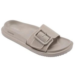 Buty do stepowania Holster Laze. Szare klapki damskie HOLSTER, bez wzorów, bez obcasa. Za 189.00 zł.