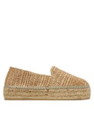 Manebi Espadryle H 1.5 D0 Beżowy. Brązowe espadryle damskie Manebi, bez wzorów, z tworzywa sztucznego, bez obcasa, bez zapięcia. Za 379.99 zł.