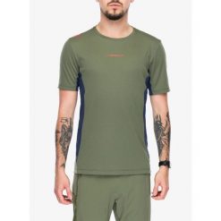Koszulka szybkoschnąca męska La Sportiva Traverse T-Shirt. Zielone t-shirty męskie La Sportiva, m, bez wzorów, sportowe, bez kołnierzyka. Za 274.99 zł.
