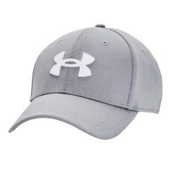 Męska Czapka Z Daszkiem Blitzing. Szare czapki i kapelusze męskie Under Armour, bez wzorów. Za 128.99 zł.