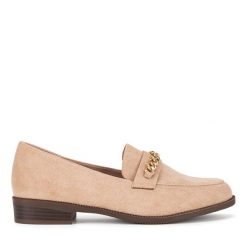 Mokasyny DeeZee. Brązowe mokasyny damskie DeeZee. Za 119.99 zł.