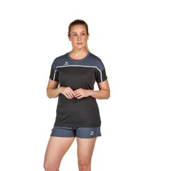 Damski jersey Erima Change. Szare koszulki sportowe damskie Erima, bez wzorów, z jersey, bez kołnierzyka, bez ramiączek, do piłki nożnej. Za 184.50 zł.