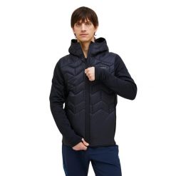 Kurtka Peak Performance męska Elevate Liner Hybrid Hood Jacket czarna - L. Czarne kurtki męskie Peak Performance, l, bez wzorów, z puchu, bez kaptura. W wyprzedaży za 909.00 zł.
