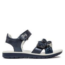 Sandały Primigi. Niebieskie sandały dziewczęce Primigi, bez zapięcia. Za 279.99 zł.