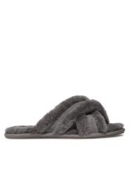 Ugg Kapcie W Scuffita 1123572 Szary. Szare kapcie damskie UGG, bez wzorów, ze skóry. Za 399.99 zł.