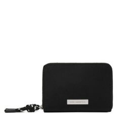 Portfel KARL LAGERFELD. Czarne portfele damskie KARL LAGERFELD, bez wzorów. Za 429.99 zł.