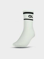 4F Skarpety casual za kostkę 4F x Anna Lewandowska - białe 39-42. Białe skarpety damskie 4f, bez wzorów, z bawełny. Za 29.99 zł.